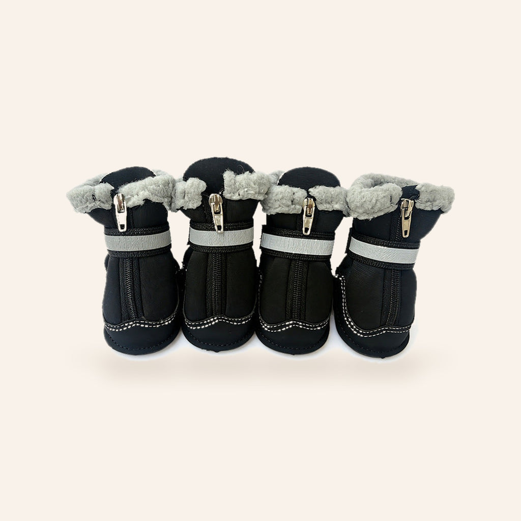 Small Dog Winter Boots – Black