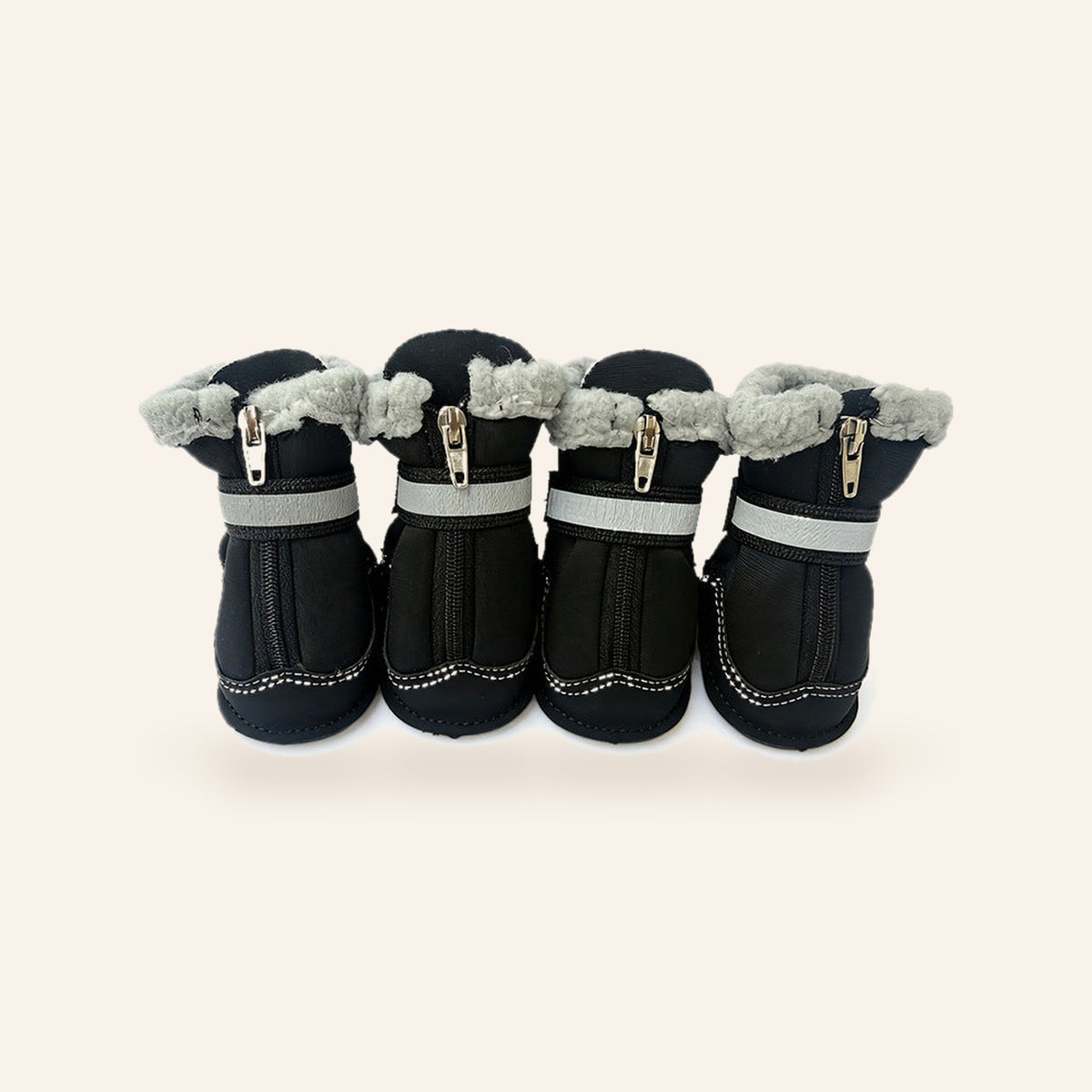 Small Dog Winter Boots – Black