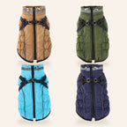 Reflective Fleece-Lined Winter Dog Coat – overview