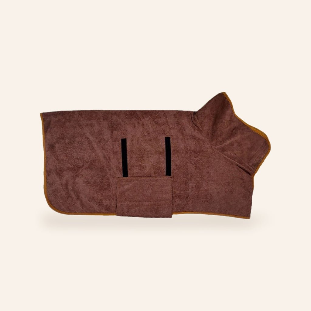 After-Walk Drying Coat – Brown