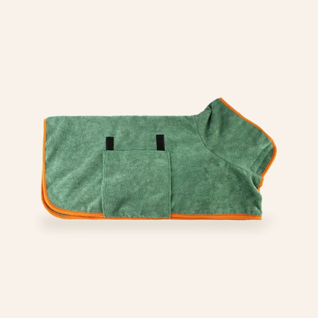 After-Walk Drying Coat – Green