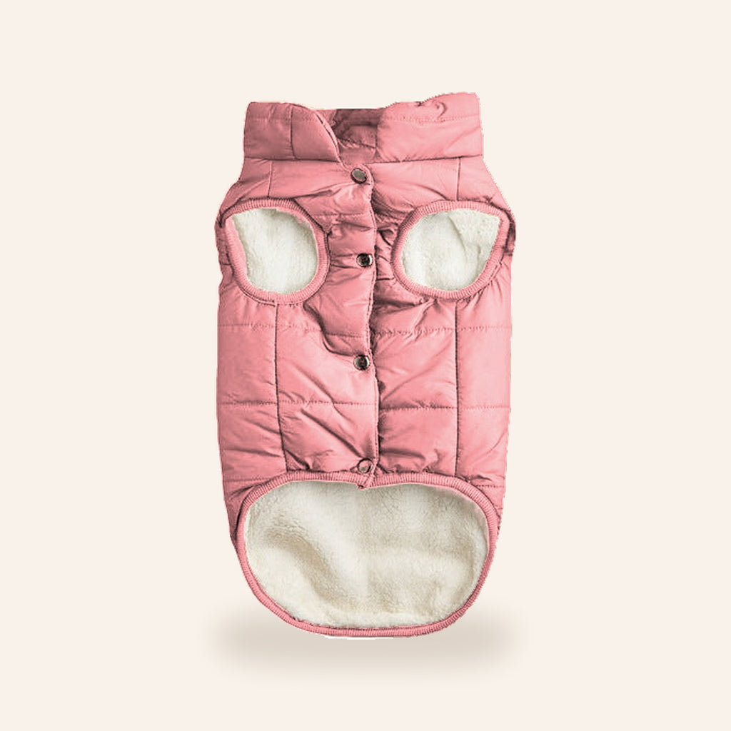 Cozy Sherpa Dog Vest – Pink