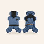 Hooded Dog Snowsuit – Blue